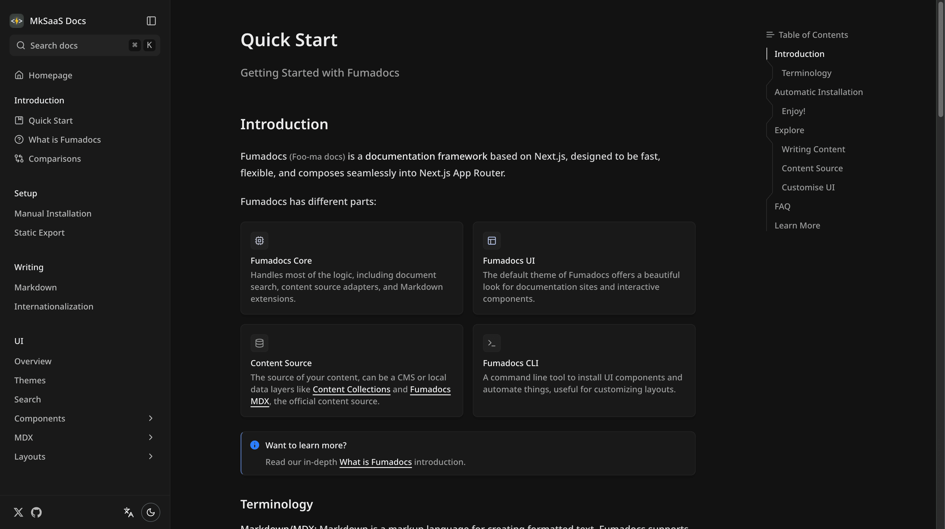 MkSaaS Admin Dashboard