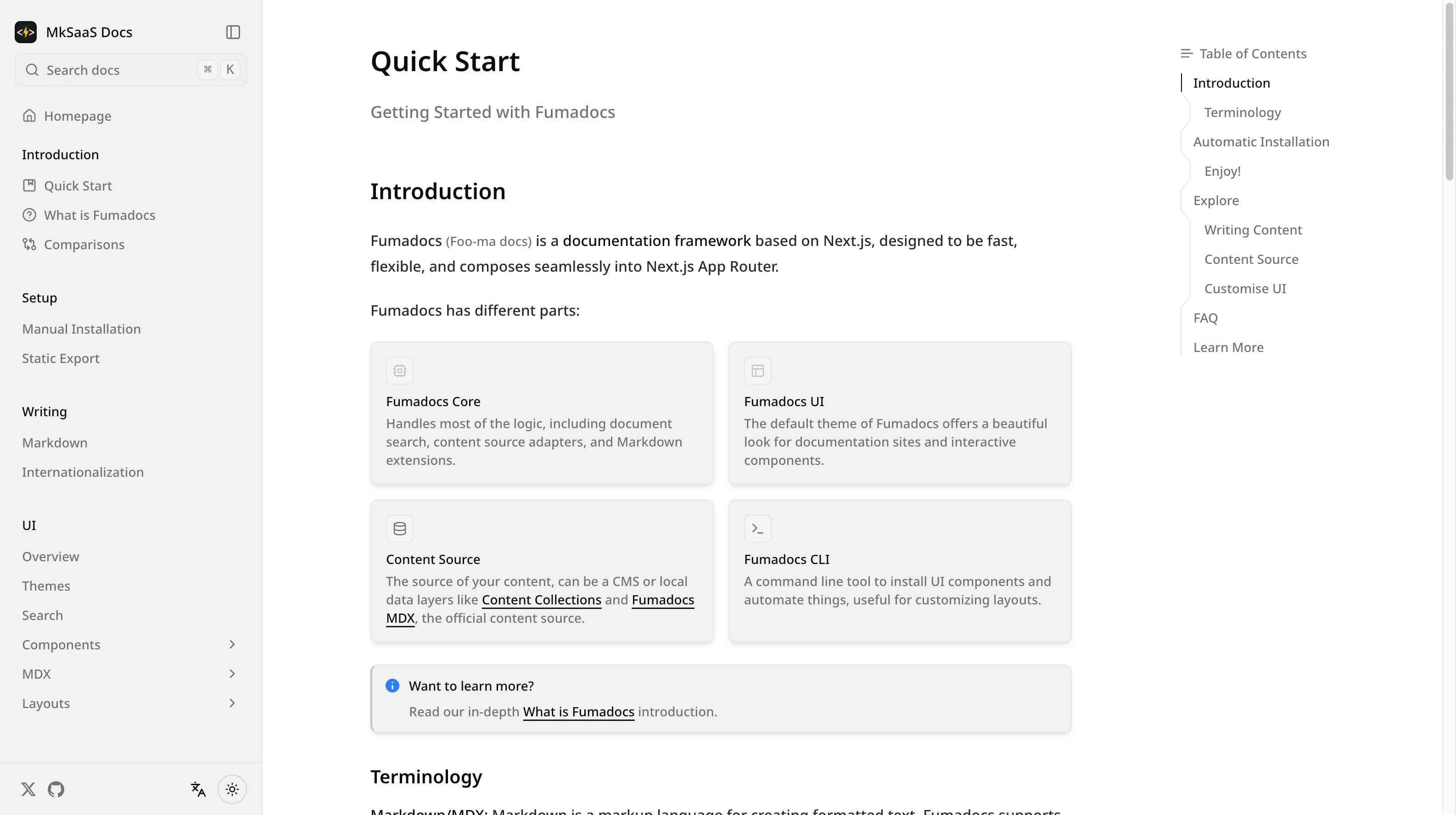 MkSaaS Admin Dashboard