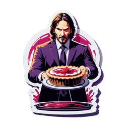 John wick baking a pie
